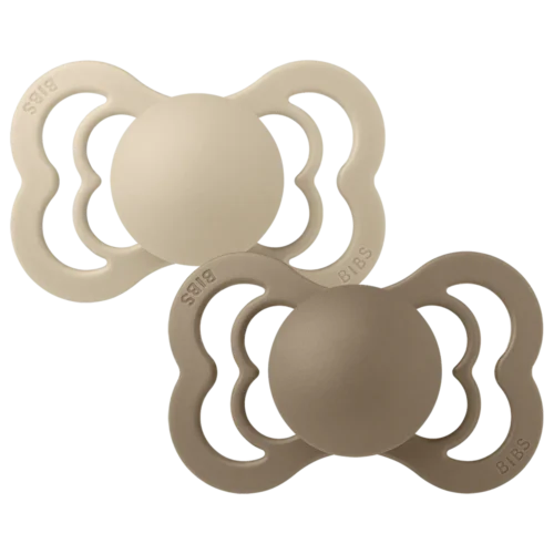 Bibs Supreme Dummies 2 Pack - Vanilla/Dark Oak