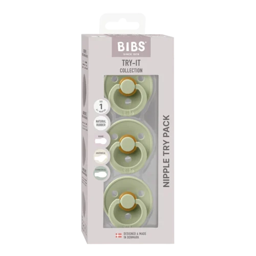 Bibs Baby Dummies Try-It Collection 3 pack - Sage
