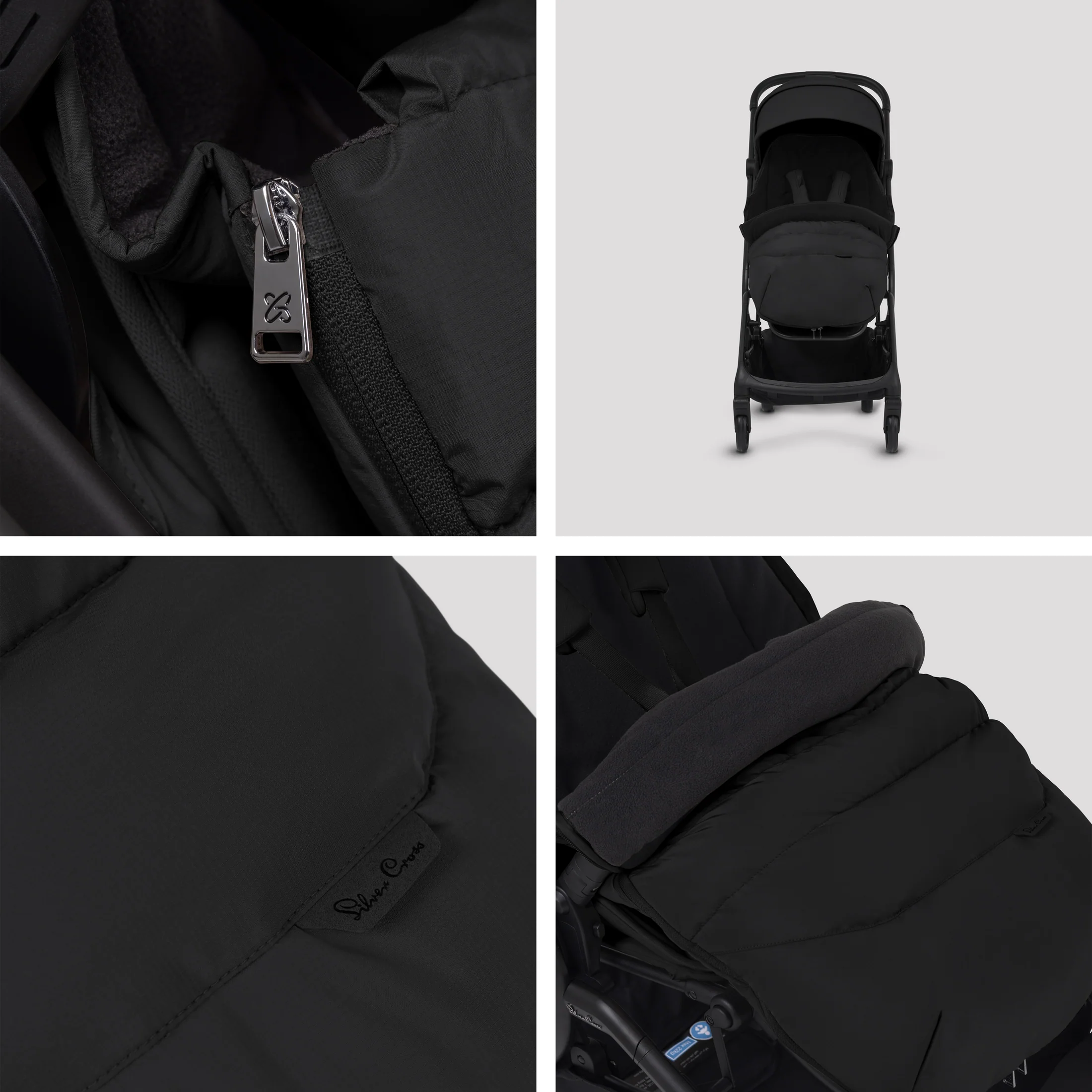 Silver Cross Nia Footmuff Onyx