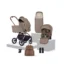 Silver Cross Breez Travel System Accessory Bundle (10 Piece)- Champagne