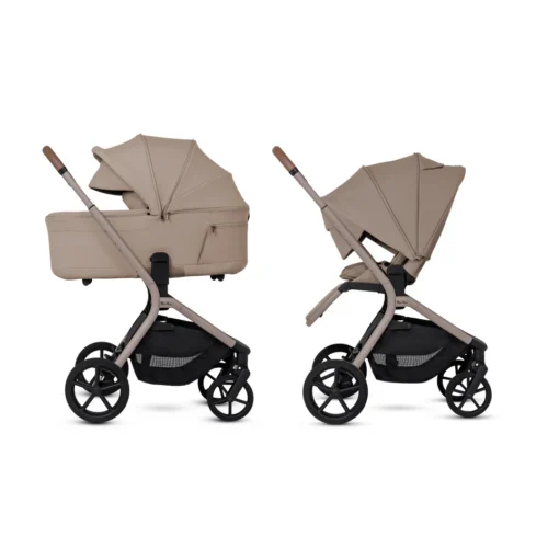 Silver Cross Breez Travel System Accessory Bundle (10 Piece)- Champagne