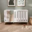 Silver Cross Bromley Convertible Cot Bed to Toddler Bed- White