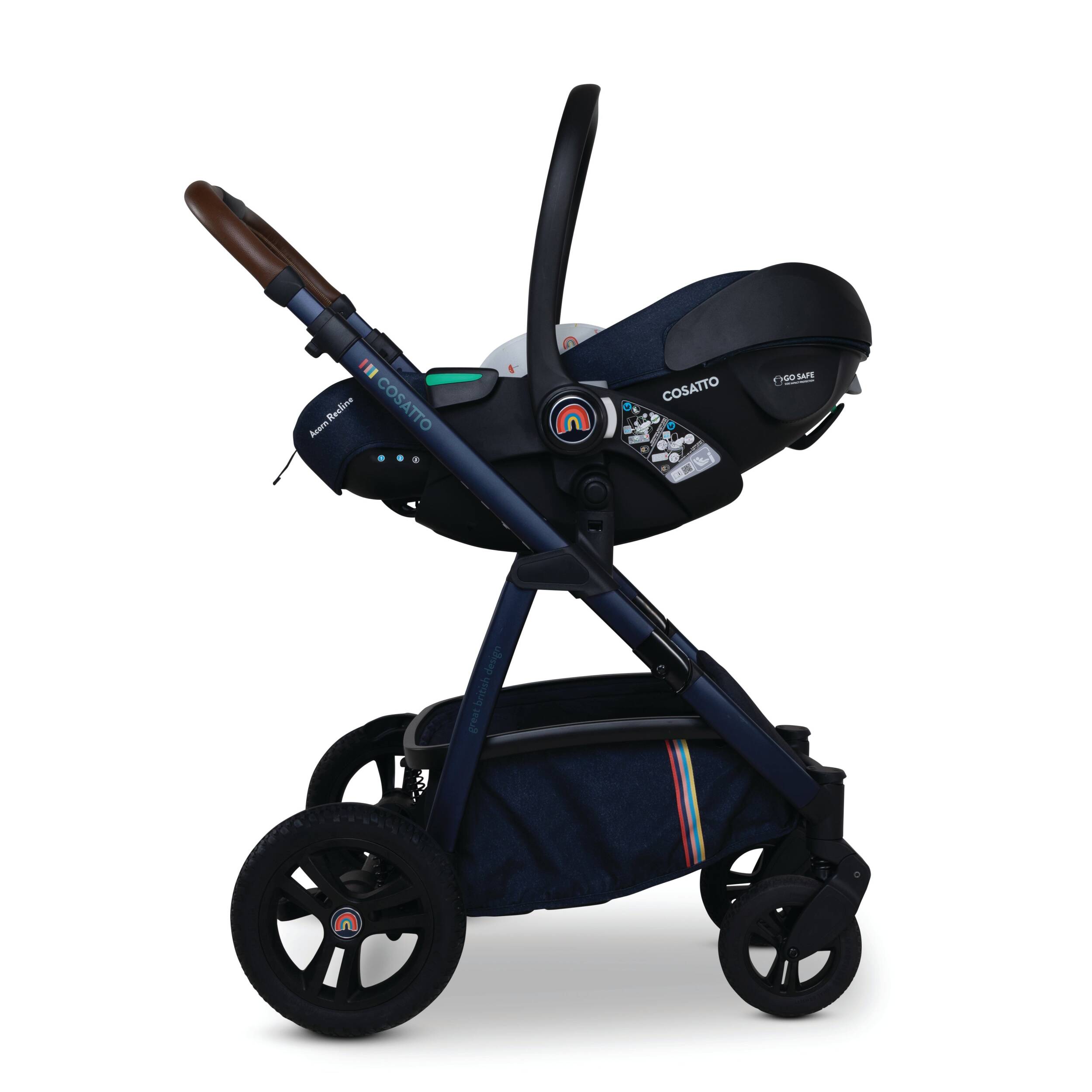 Cosatto Ultimate Wow 3 Rotate & Recline Cozy Bundle- Doodle Days
