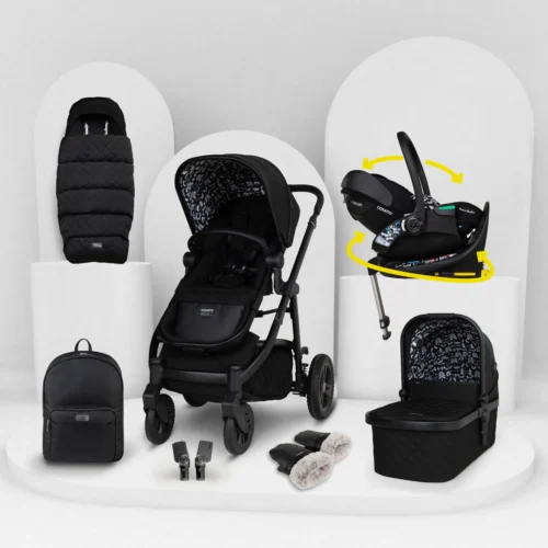 Cosatto Ultimate Wow 3 Rotate & Recline Cozy Bundle- Silhouette