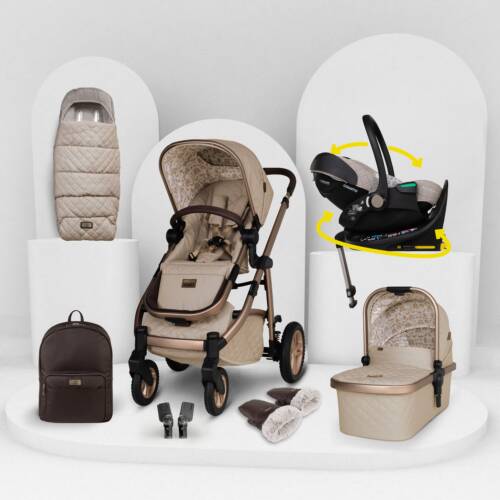 Cosatto Ultimate Wow 3 Rotate & Recline Cozy Bundle- Whisper