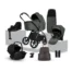 Silver Cross Cove Travel System Ultimate 360 Infant Carrier Bundle (10 piece)- Pewter