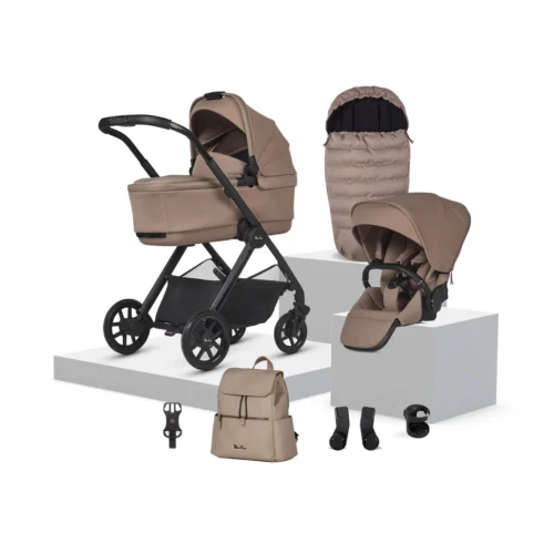 Silver Cross Reef 2 Travel System Accessory Bundle (9 piece)- Mocha