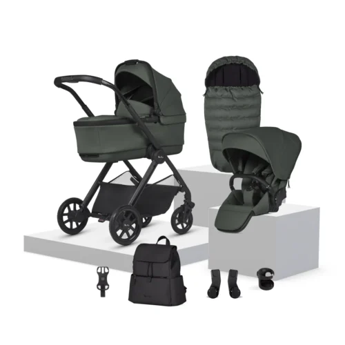 Silver Cross Reef 2 Travel System Accessory Bundle (9 piece)- Pewter