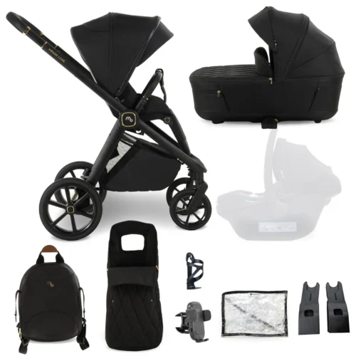 My Babiie MB450 LUXE 2-in-1 Travel System - Black