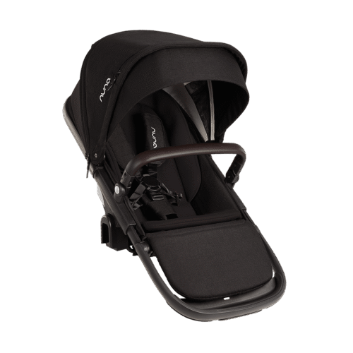 babyb nuna demi sibling seat caviar