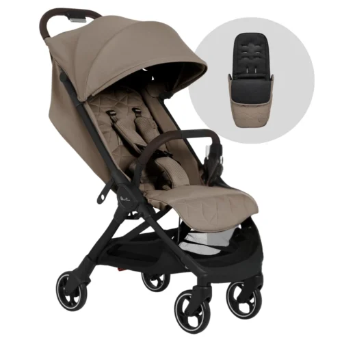 Silver Cross Clic2 Stroller -Cobble (FREE FOOTMUFF)