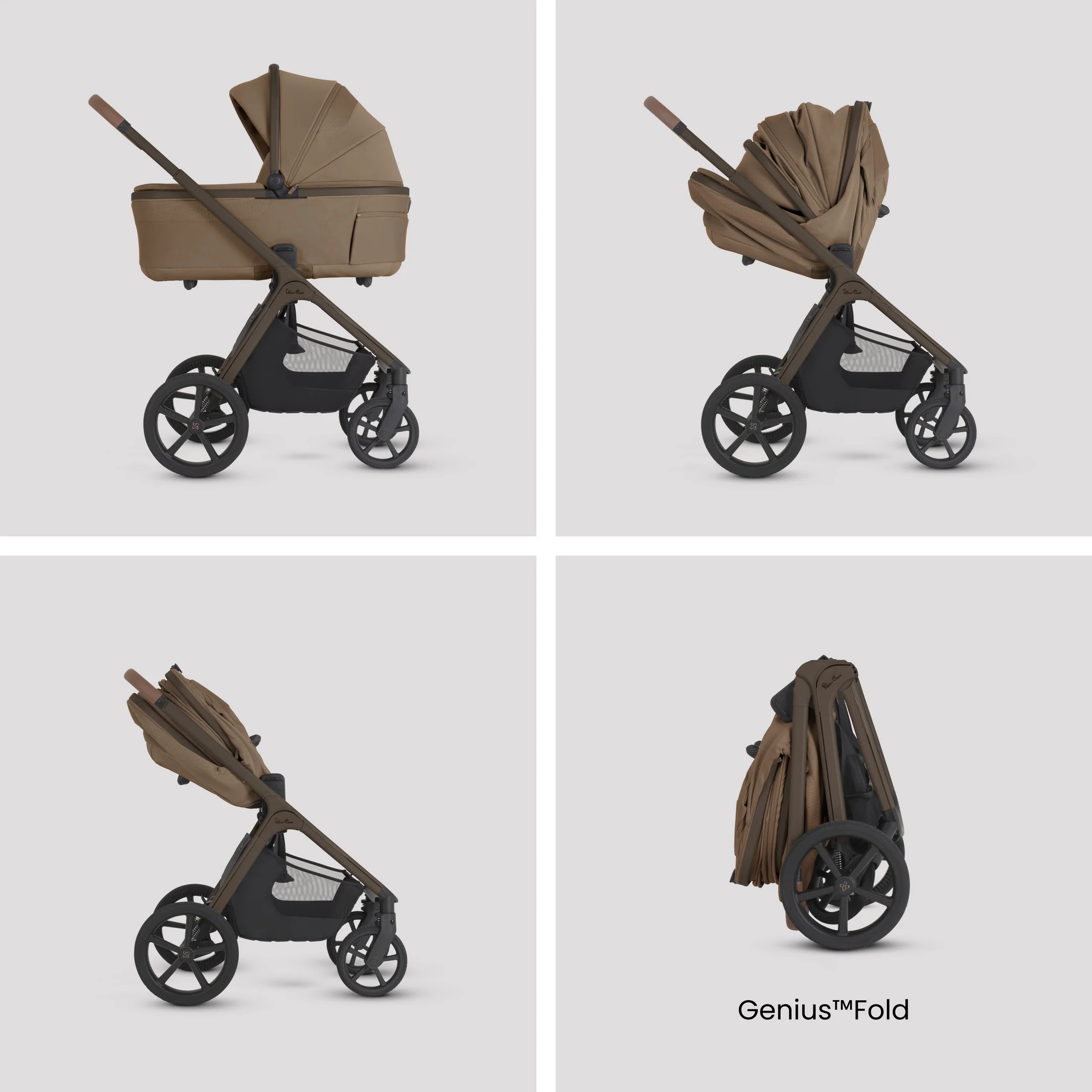 Silver Cross Cove 2 Travel System Accessory Bundle (8 piece)- Maple