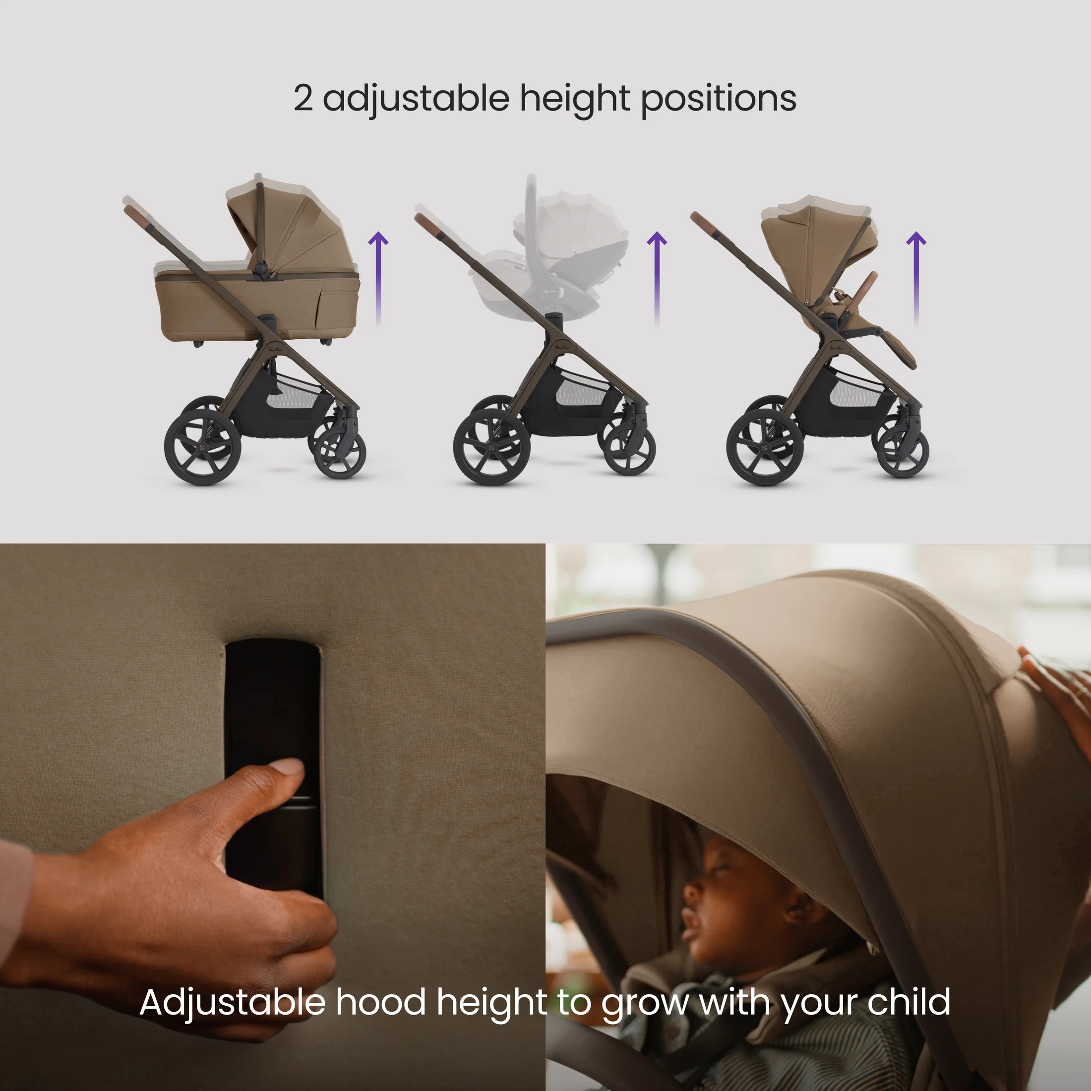 Silver Cross Cove 2 Travel System Accessory Bundle (8 piece)- Maple