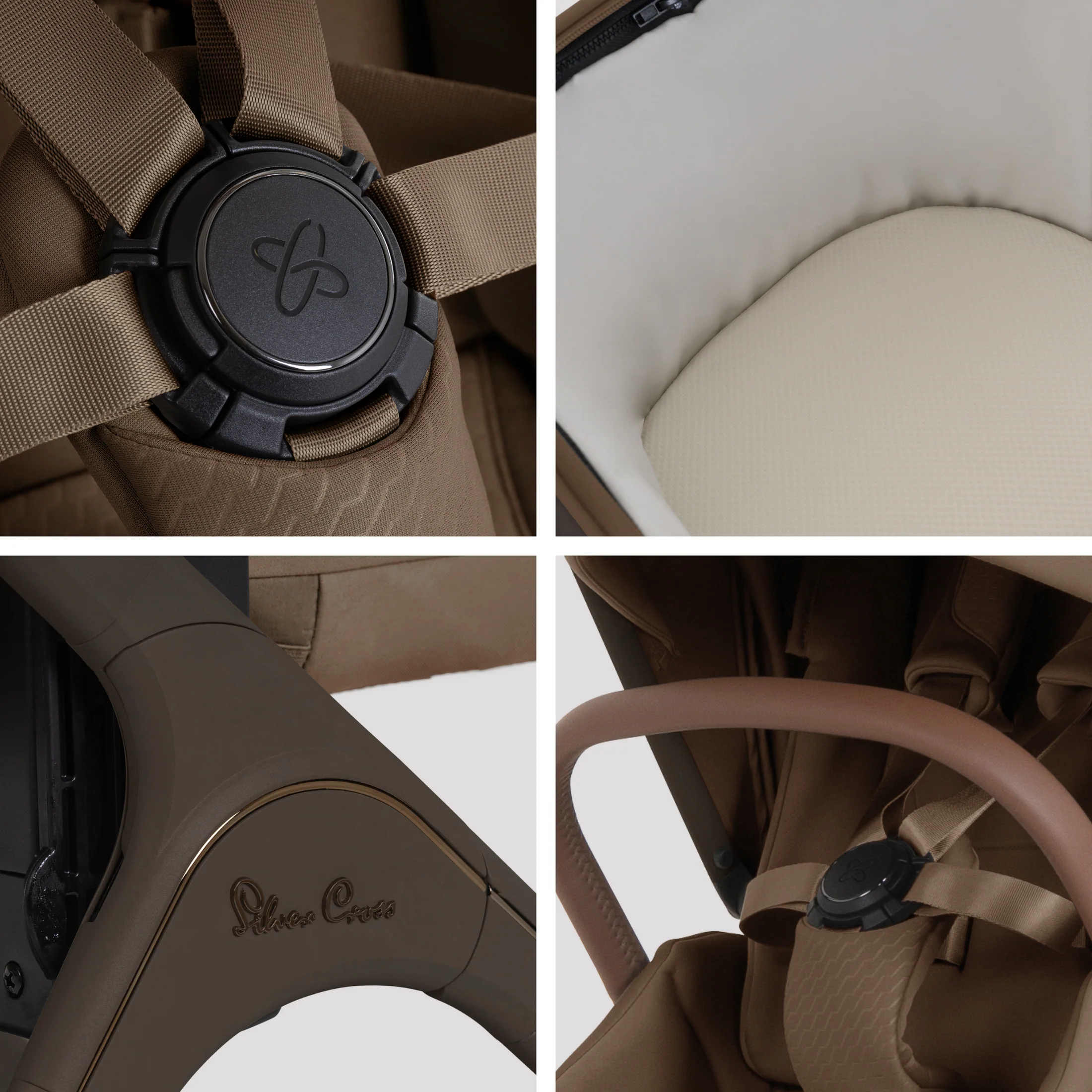 Silver Cross Cove 2 Travel System Accessory Bundle (8 piece)- Maple