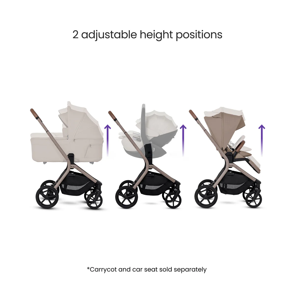 Silver Cross Breez Pushchair - Champagne