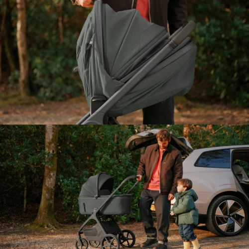 Silver Cross Cove 2 Travel System Accessory Bundle (8 piece)- Pewter