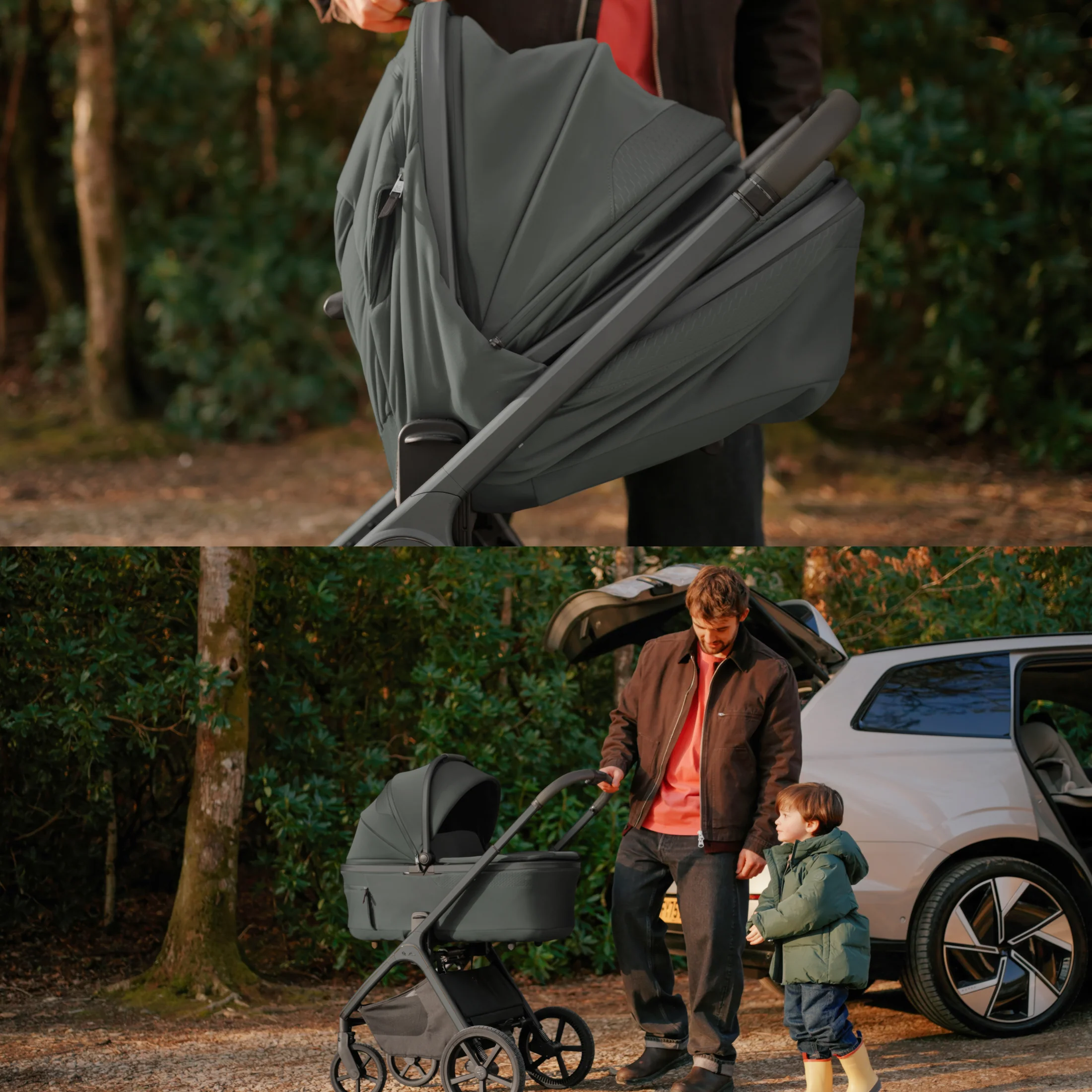 Silver Cross Cove 2 Travel System Accessory Bundle (8 piece)- Pewter