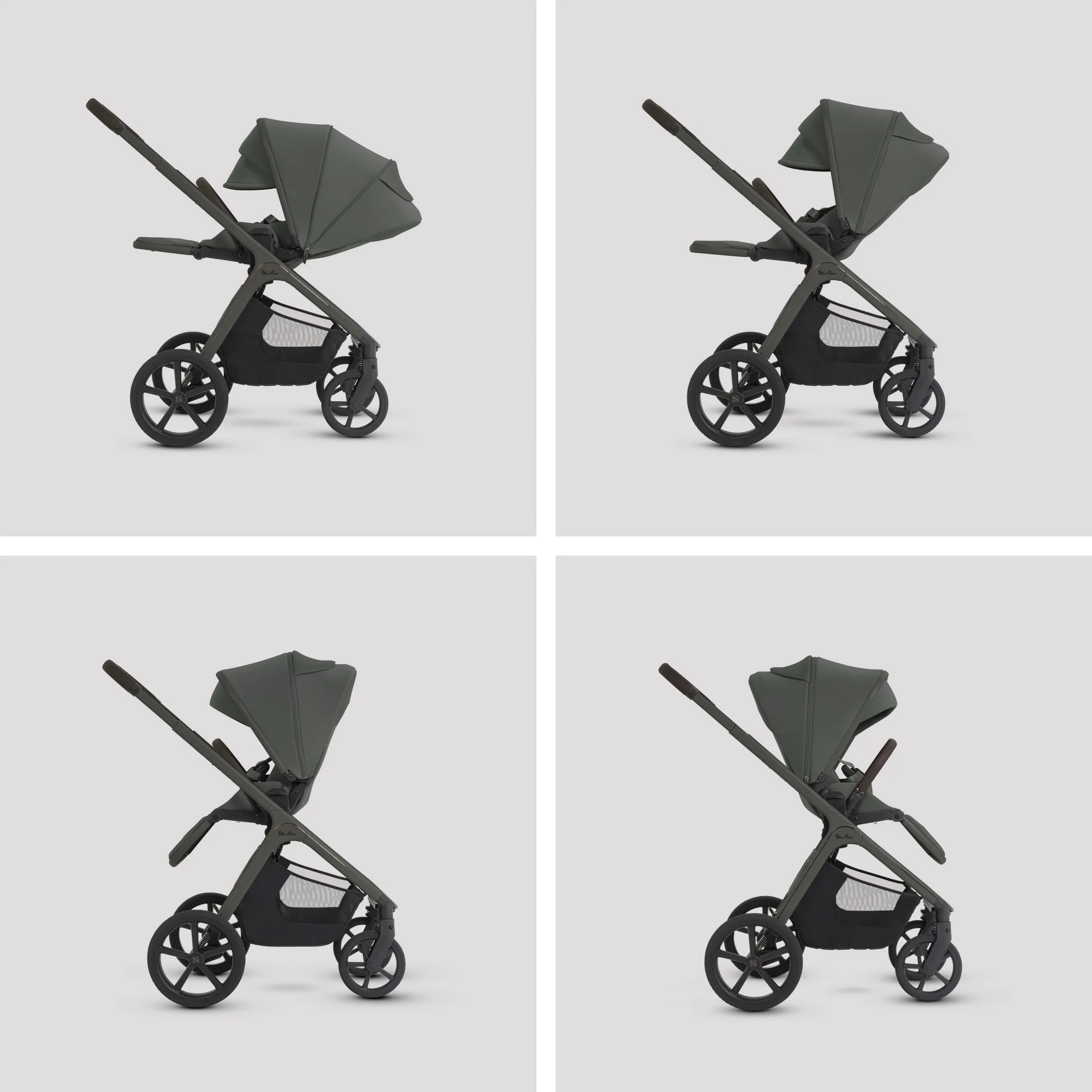 Silver Cross Cove 2 Travel System Accessory Bundle (8 piece)- Pewter