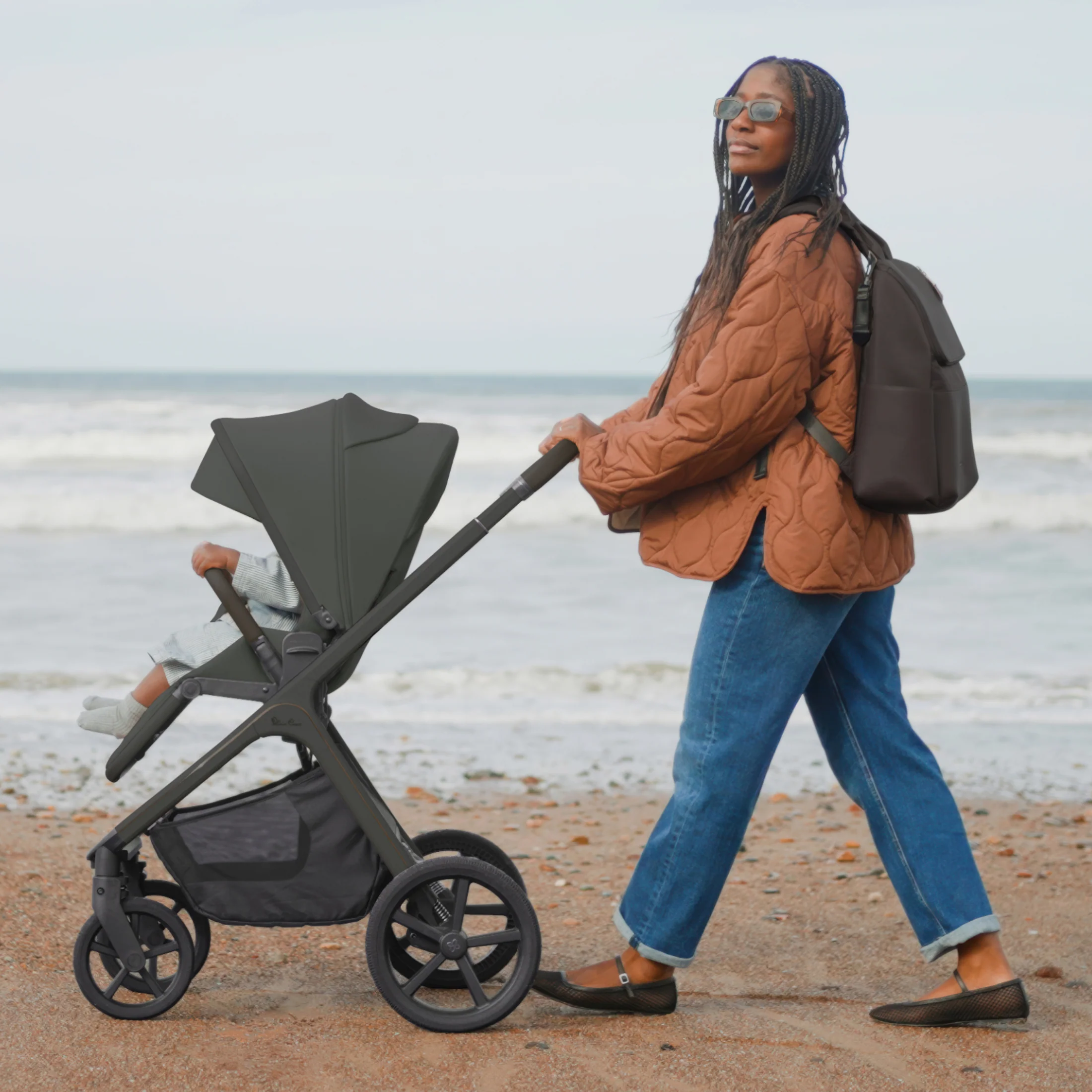 Silver Cross Cove 2 Pushchair Ultimate 360 Bundle - Pewter