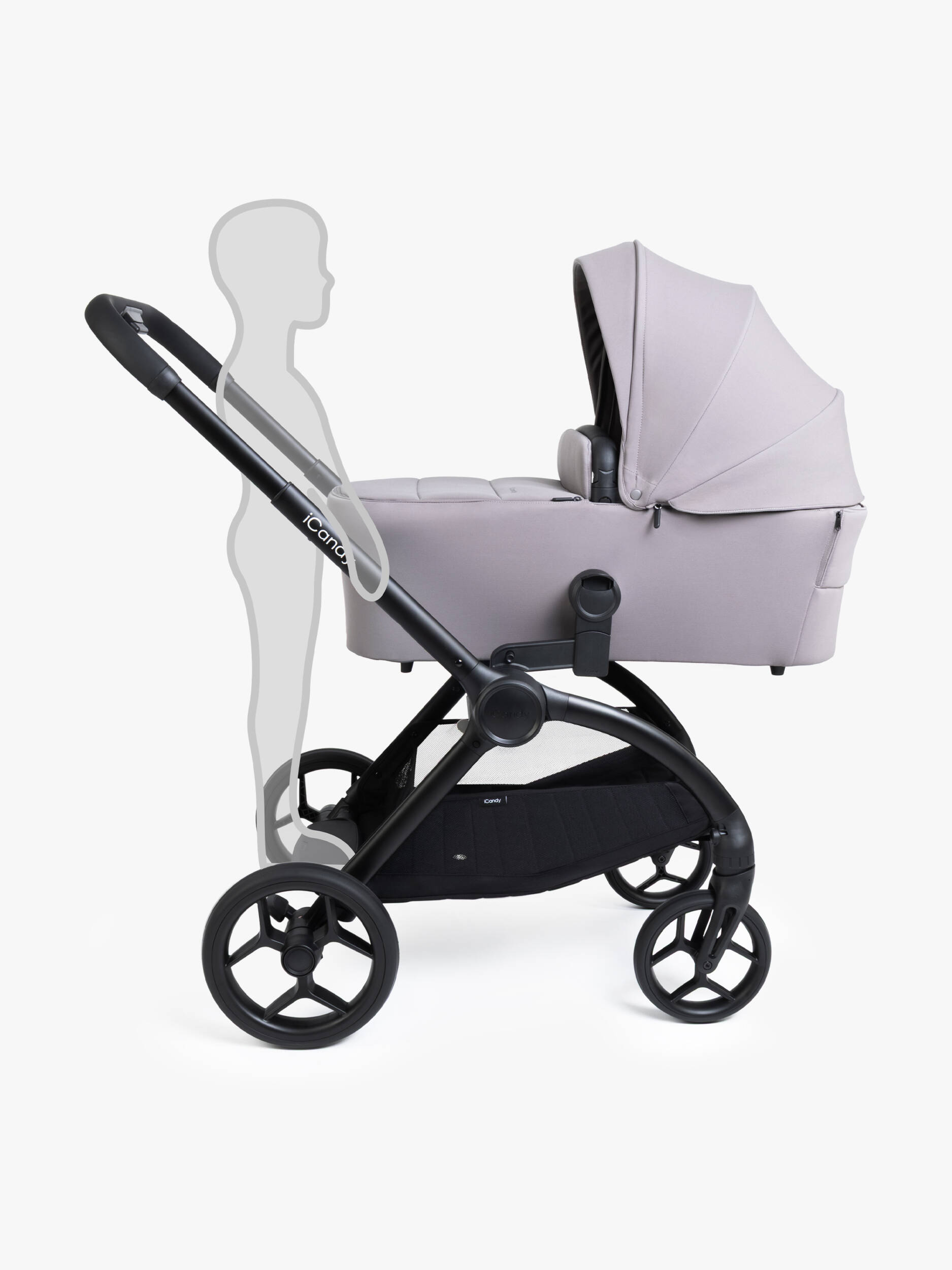 iCandy Core 2 Pushchair and Carrycot Complete Bundle - Storm Grey