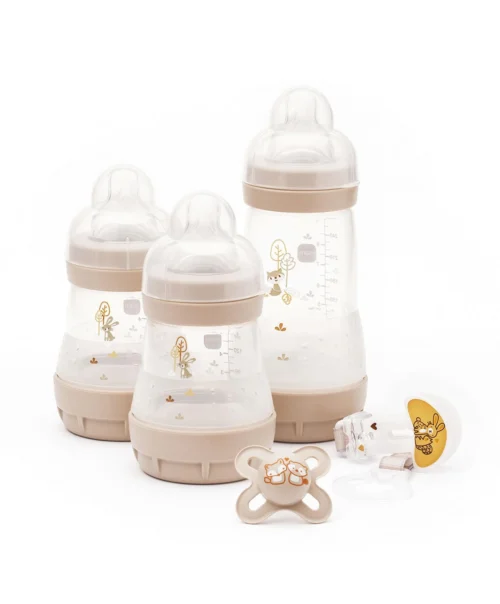 MAM Baby Easy Start 5 Piece Newborn Gift Set - Ivory White
