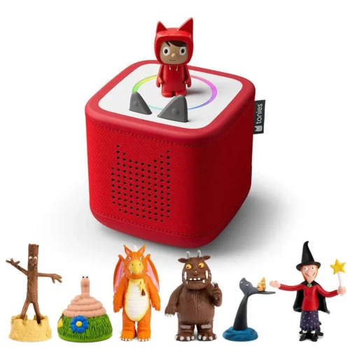 Tonies Toniebox 2 Julia Donaldson Mega 8 piece Bundle-Red