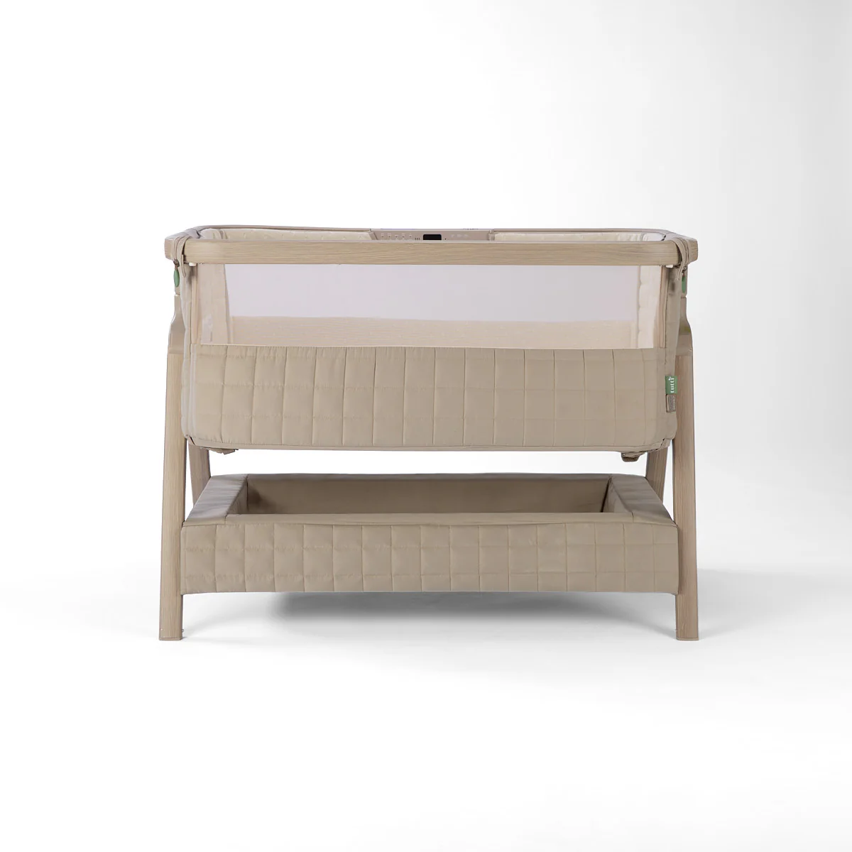 Tutti Bambini Cozee Sense Bedside Crib- Soft Walnut / Cocoa