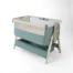 Tutti Bambini Cozee Sense Bedside Crib- Whitewash / Kelp