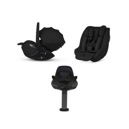 Silver Cross Plus 360 Family Car Seat Bundle- Iconic Black