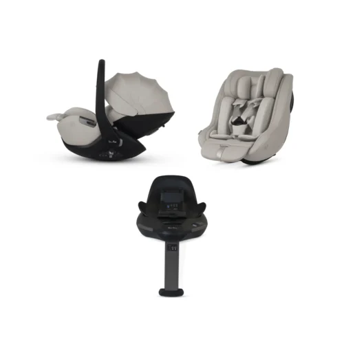 Silver Cross Plus 360 Family Car Seat Bundle- Natural Taupe