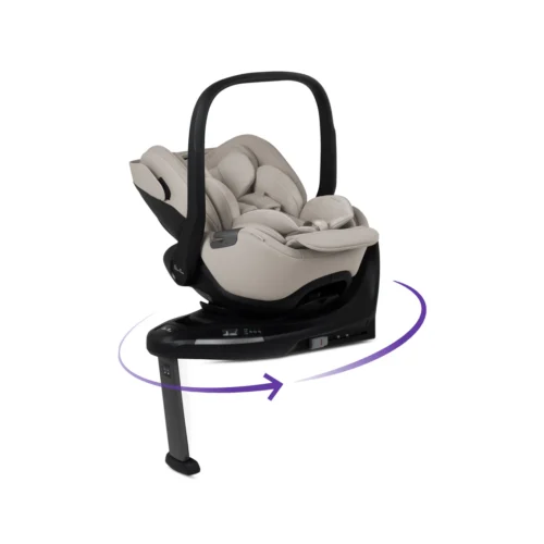 Silver Cross Glide Plus 360 Infant Car Seat & Base Plus 360- Natural Taupe