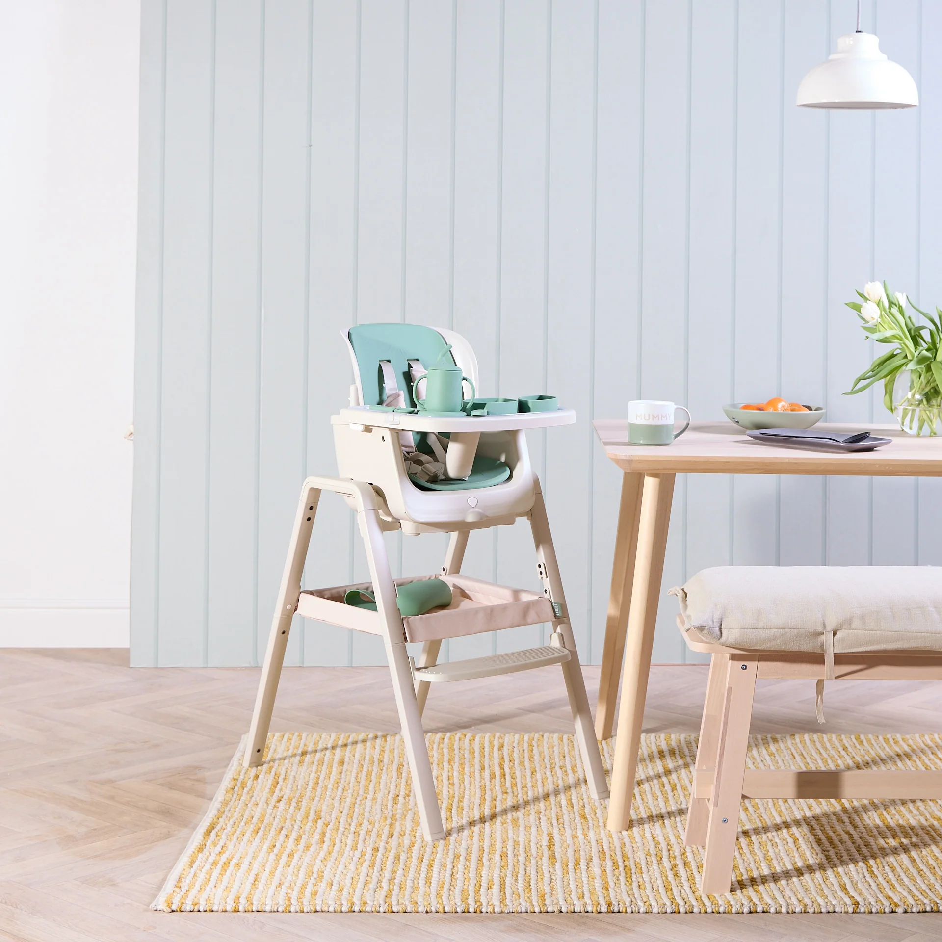 Tutti Bambini Nova High Chair Accessory Pack - Basil