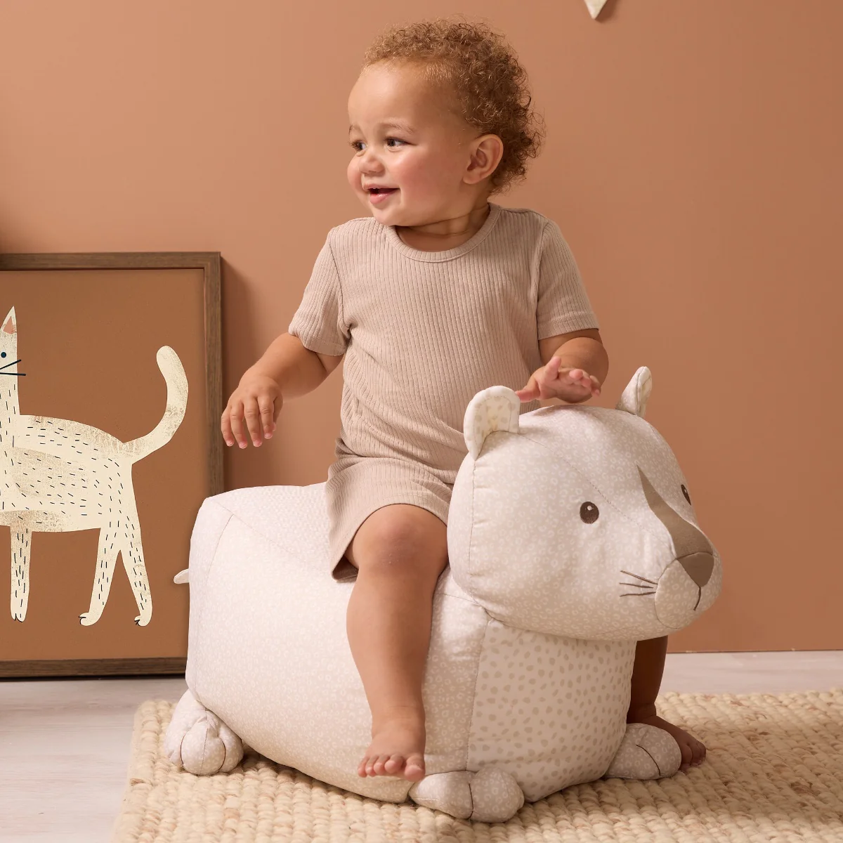 Tutti Bambini Ride-On Larry Leopard Beanbag