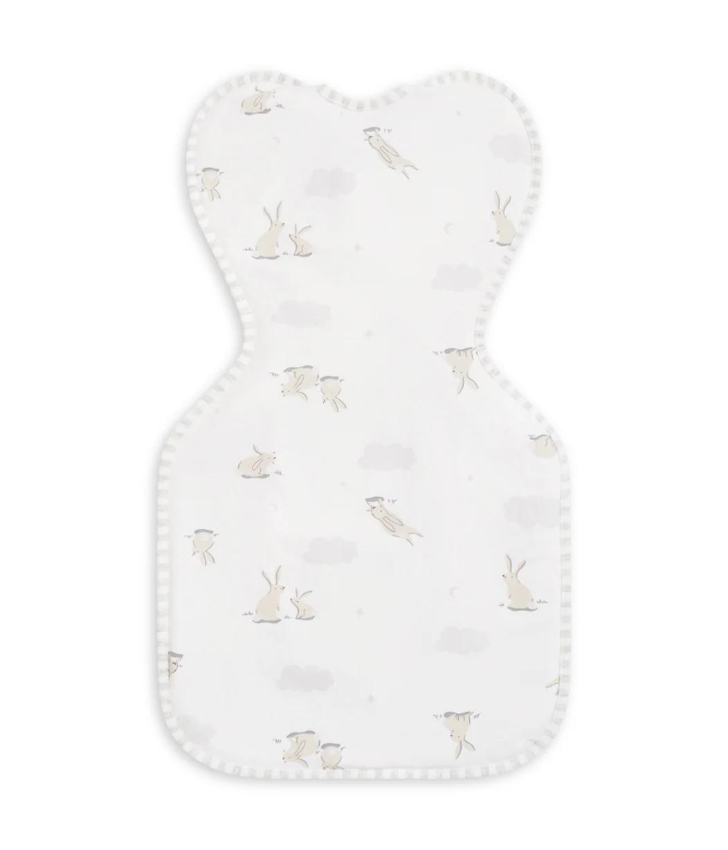 Love To Dream Swaddle Up- White Cloud Bunnies