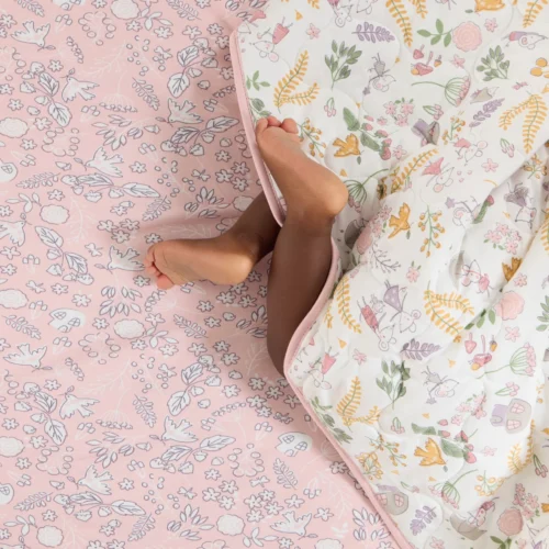 Tutti Bambini Cot/Cot Bed Coverlet- Tiny Tails