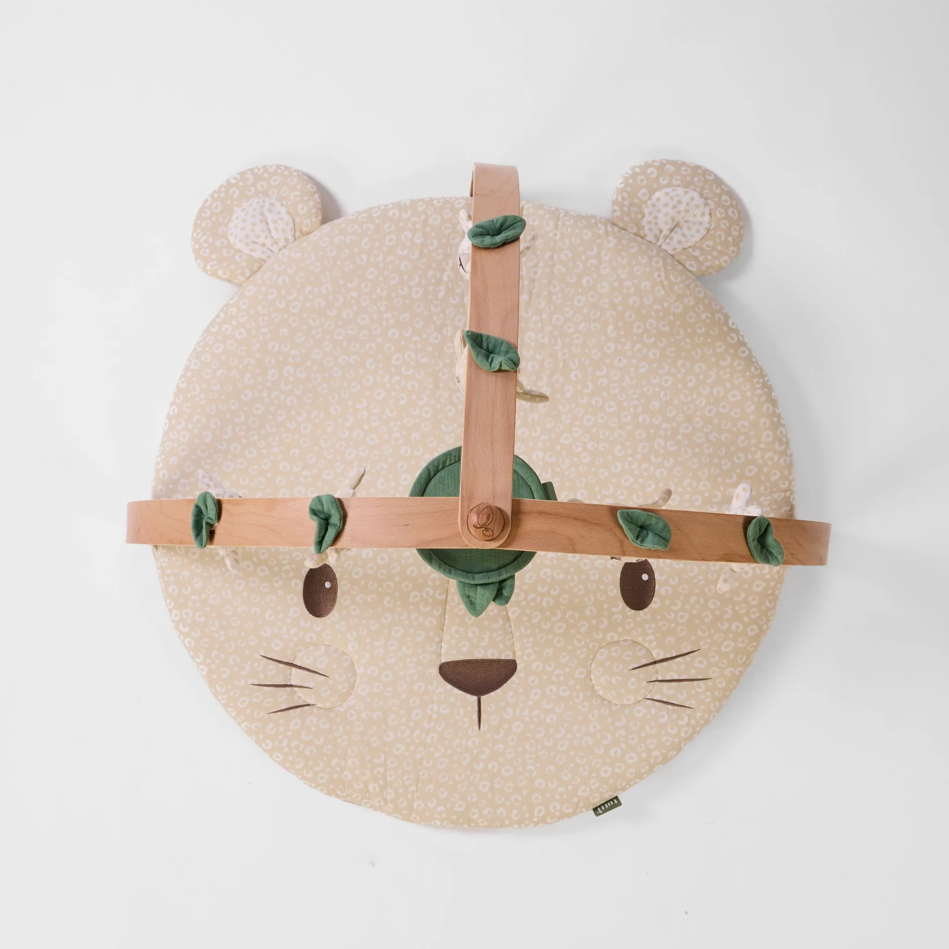 Tutti Bambini Luxury Wood & Muslin Playgym- Love Cats