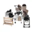 Silver Cross Reef 2 Mocha Travel System Ultimate Baby Bundle (14 piece)- Mocha