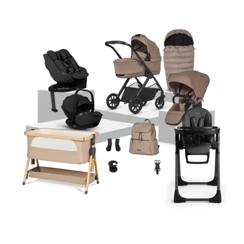 Silver Cross Reef 2 Travel System Ultimate Family Baby Bundle (15 piece)- Mocha