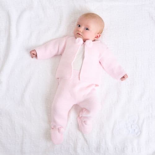 Dandelion Knitted Pom Pom Set- Pink