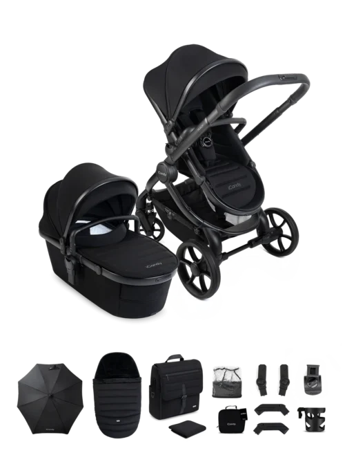 iCandy Peach 8 Travel System Complete Bundle- Black