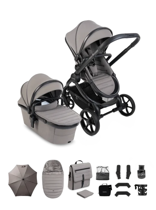 iCandy Peach 8 Travel System Complete Bundle- Porcini