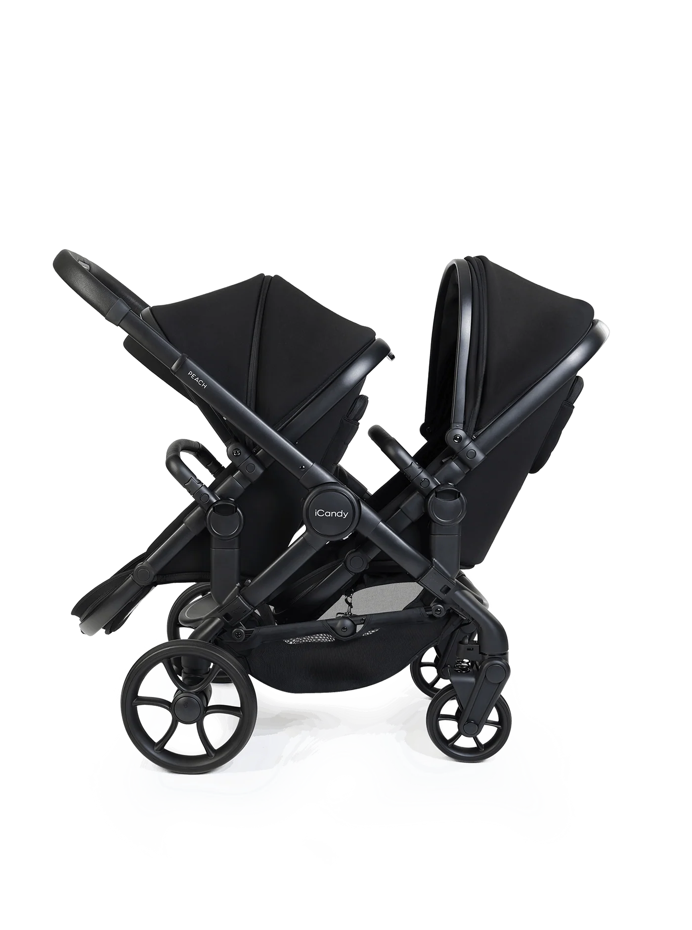 iCandy Peach 8 Double Travel System Bundle- Black
