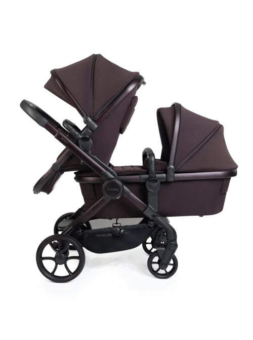 iCandy Peach 8 Double Travel System Bundle- Coffee Bean