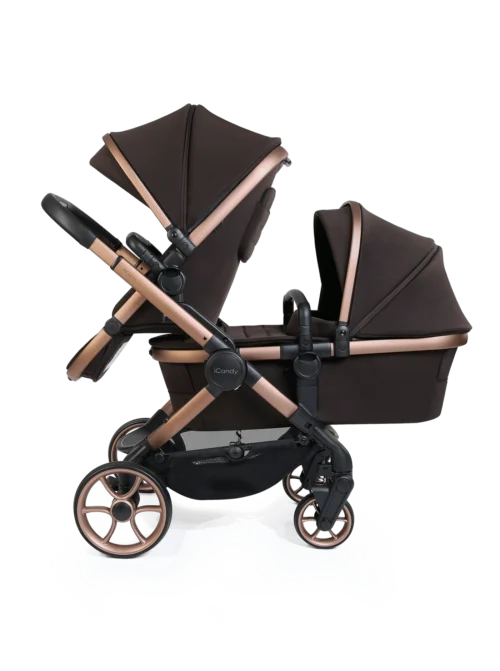 iCandy Peach 8 Double Travel System Bundle- Pecan
