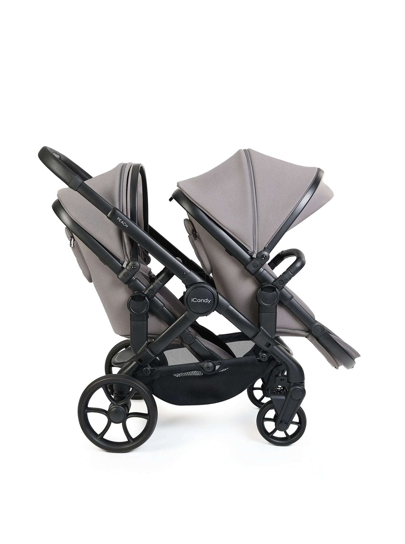 iCandy Peach 8 Double Travel System Bundle- Porcini