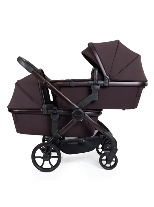 iCandy Peach 8 Twin Travel System Bundle- Coffee Bean
