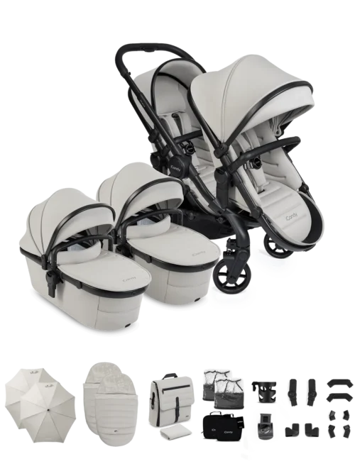 iCandy Peach 8 Twin Travel System Bundle- Taupe