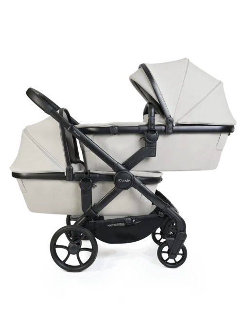 iCandy Peach 8 Twin Travel System Bundle- Taupe