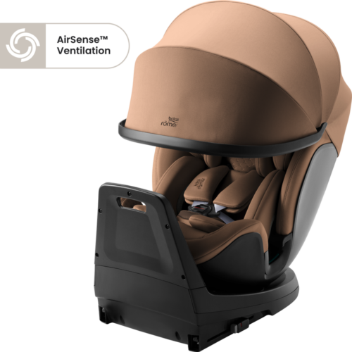 Britax Romer Swivel-Grow Max Air i-Size Car Seat - Lux Warm Caramel