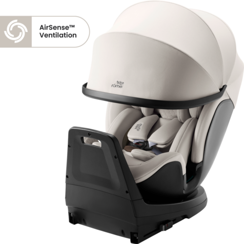 Britax Romer Swivel-Grow Max Air i-Size Car Seat - Lux Soft Taupe